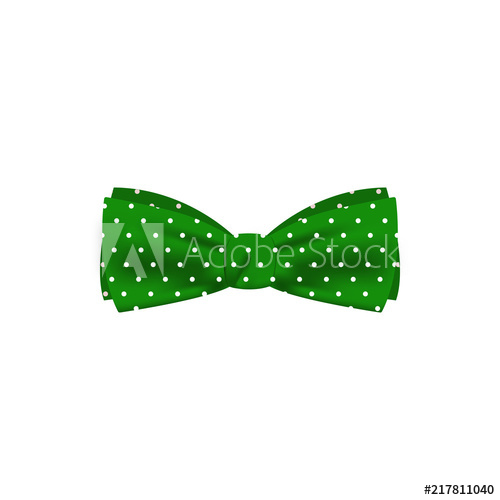 500x500 Green Dotted Colored Bow Tie Icon Element Of Bow Tie Illustration