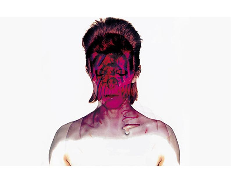 794x629 Aladdin Sane Aladdin Sane Artist Bowie Icon Print Etsy