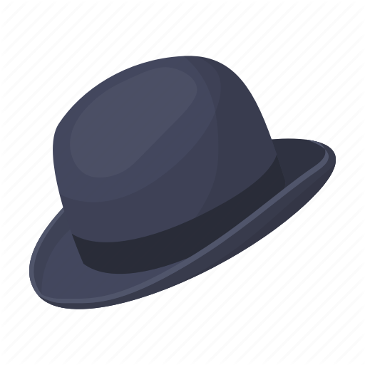 Bowler Hat, Hat, Headdress, Hipster, Retro Icon 512x512 Bowler Hat, Hat, Headdress, Hipster, Retro Icon