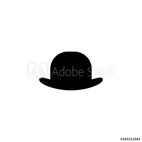 Bowler Hat Icon Isolated On White Background Gentleman Retro 500x500 Bowler Hat Icon Isolated On White Background Gentleman Retro