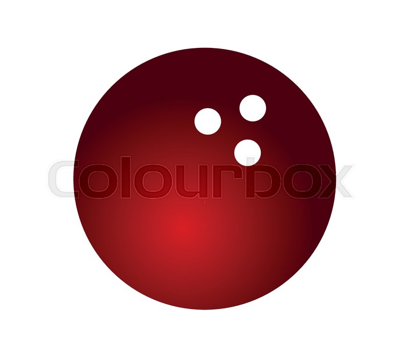 800x700 Bowling Ball Icon Stock Vector Colourbox