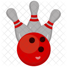 256x256 Bowling Icon Of Flat Style
