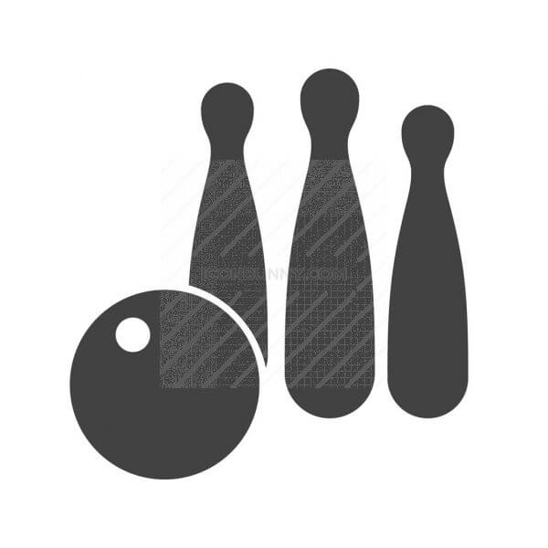 600x600 Bowling Glyph Icon