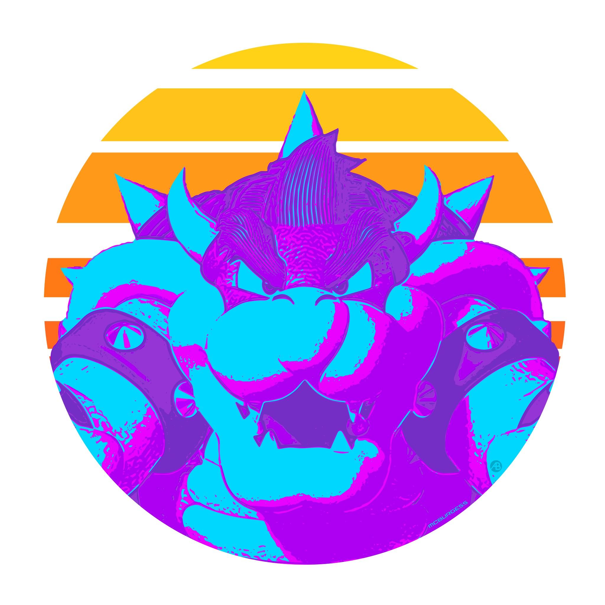 2048x2048 Doodle Bowser Icon Fanart