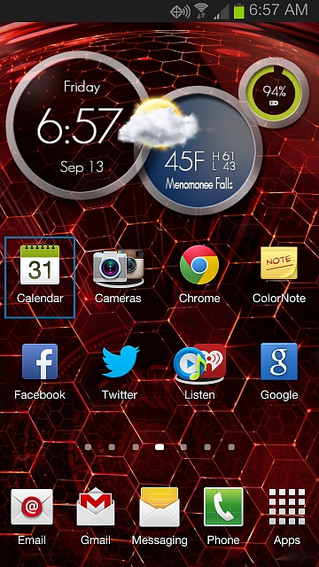 360x640 Blue Box Around App Icon