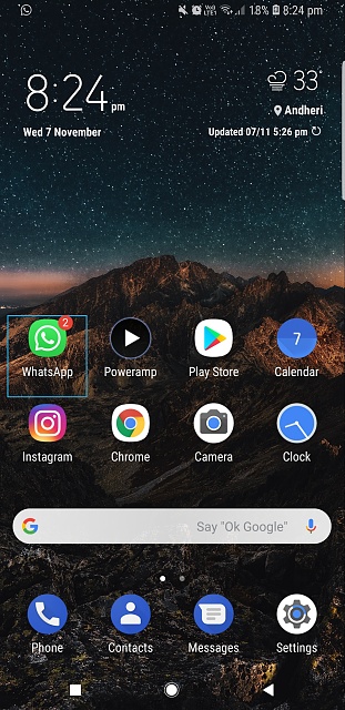 311x640 Blue Square Box On App Icons Samsung!