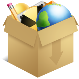 256x256 Application, Misc, Box, App Icon