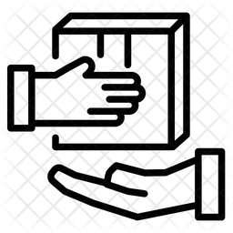 256x256 Handover Box Icon Of Line Style