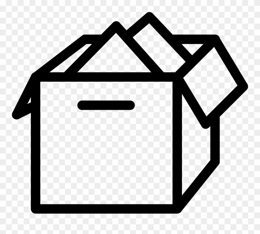 880x793 Package Vector Open Box