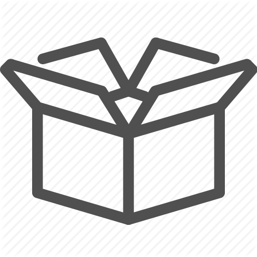 512x512 Box, Cargo, Container, Open, Package, Paper Box Icon