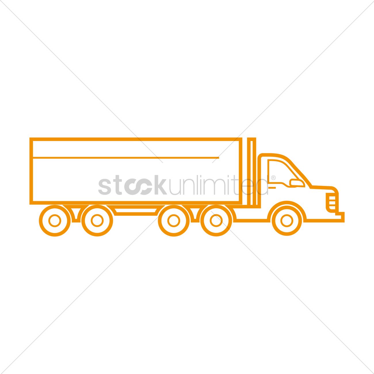 1300x1300 Box Truck Icon Vector Image