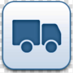 256x256 Albook Extended Blue Blue Box Truck Icon Transparent Background