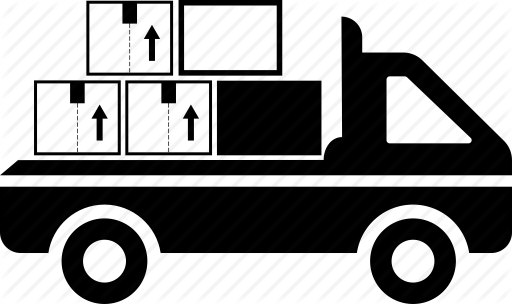 512x304 Automobile, Box, Car, Delivery, Logistic, Transport, Truck Icon