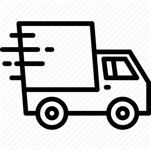 512x512 Box, Car, Courier, Fast, Purchase, Speed, Truck Icon