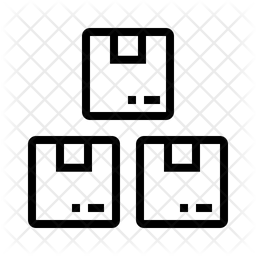 256x256 Delivery Boxes Icon Of Line Style