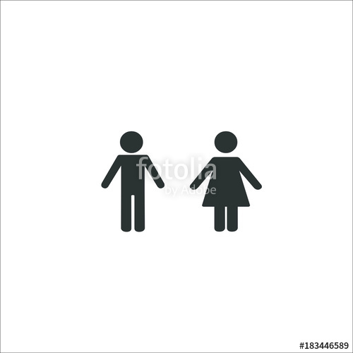 500x500 Boy And Girl Icon Stock Image And Royalty Free Vector