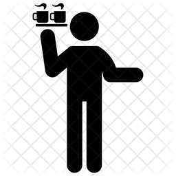 256x256 Office Boy Icon Of Glyph Style