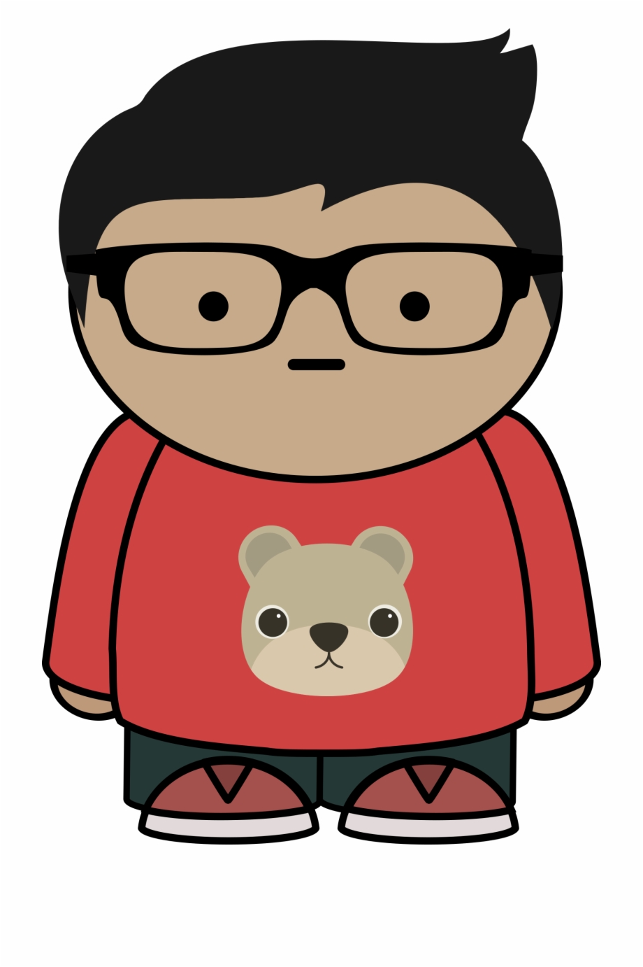 920x1382 This Free Icons Png Design Of Boy With Glasses