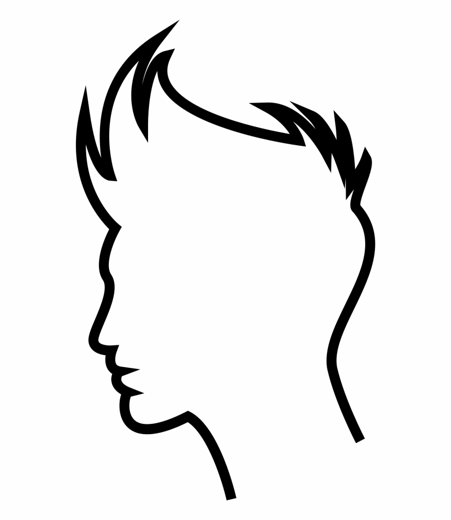 920x1060 Boy Hair Outline Png Icon Free Download, Transparent Png