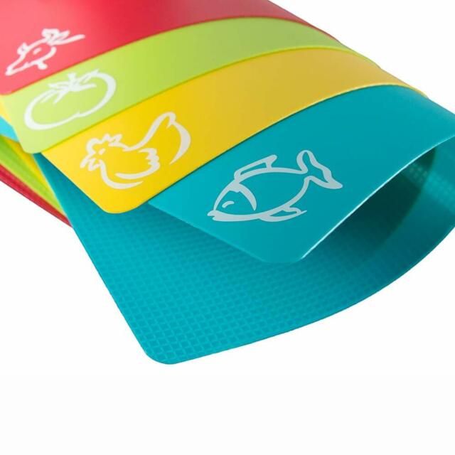 640x640 Flexible Plastic Cutting Chopping Board Mat Kitchen Bpa W Food