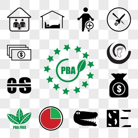 450x450 Set Of Transparent Icons Such As Bpa Free, Se Negative, Gator