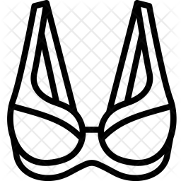 256x256 Bra Icon Of Line Style