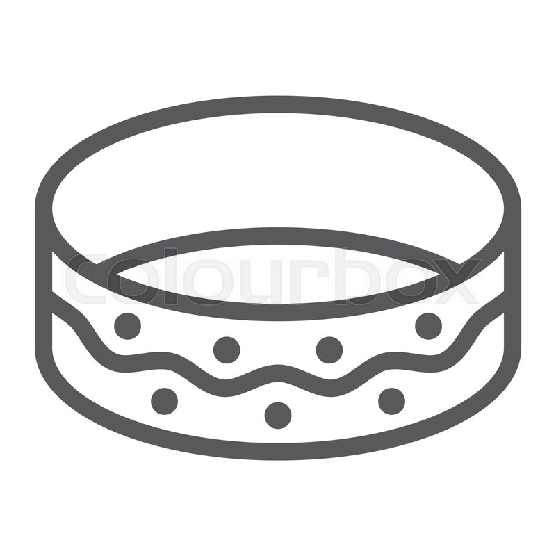 800x800 Bracelet Line Icon, Jewellery And Stock Vector Colourbox