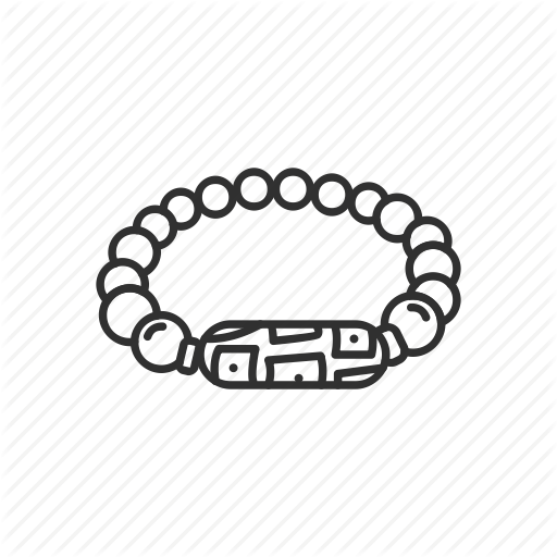 512x512 Bead Bracelet, Bracelet, Bracelet For Women, Jewelry Icon