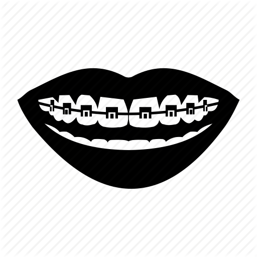 Braces, Mouth, Smile, Tooth Icon 512x512 Braces, Mouth, Smile, Tooth Icon