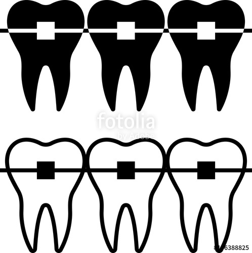 Tooth Braces Icon, Braces Stock Image And Royalty Free Vector 498x500 Tooth Braces Icon, Braces Stock Image And Royalty Free Vector