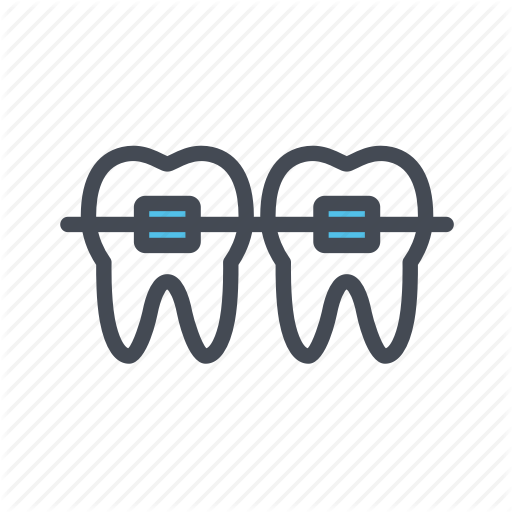 Braces, Dentist, Dentistry, Orthodontic Icon 512x512 Braces, Dentist, Dentistry, Orthodontic Icon