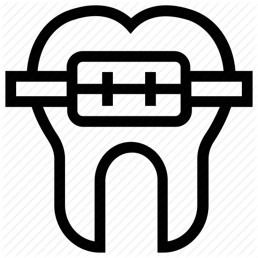 Braces, Dentist, Medical, Metal, Straighten, Tooth Icon 512x512 Braces, Dentist, Medical, Metal, Straighten, Tooth Icon