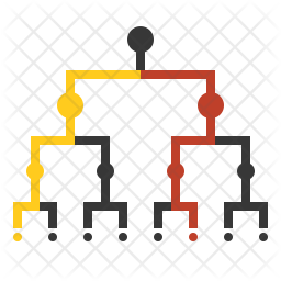 256x256 Tournament Bracket Icon Of Flat Style