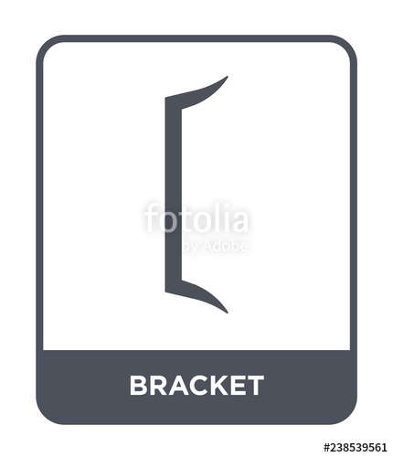 430x500 Bracket Icon Vector Stock Image And Royalty Free Vector