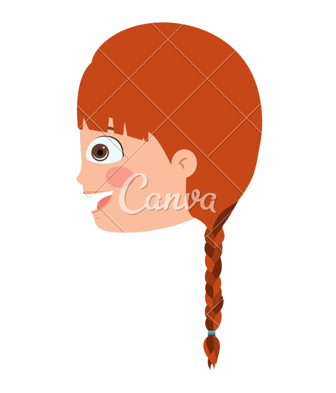 684x800 Girl With Braid