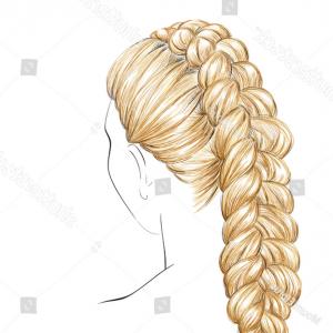 300x300 Stock Illustration Braid Icon Line Element Vector Studiogrfx