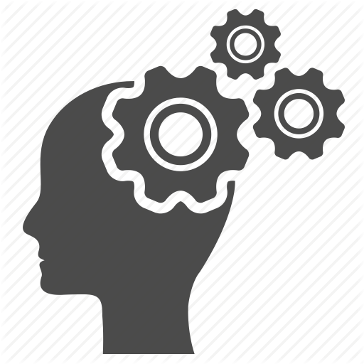 512x512 Brain Gears Icon Png Vector, Clipart