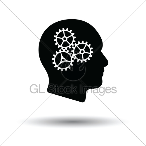 500x500 Brainstorm Icon Gl Stock Images