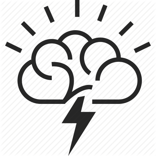 512x512 Brain, Brainstorm, Idea, Lightning Icon