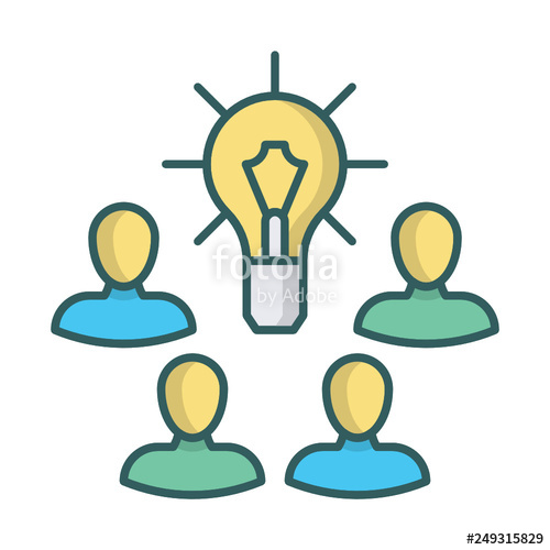 500x500 Brainstorming Idea Business Brain Creativity Brainstorm Icon