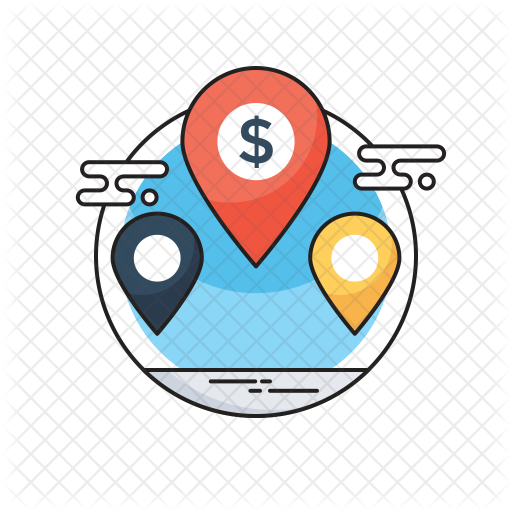 512x512 Office Branch Location Icon Of Flat Style