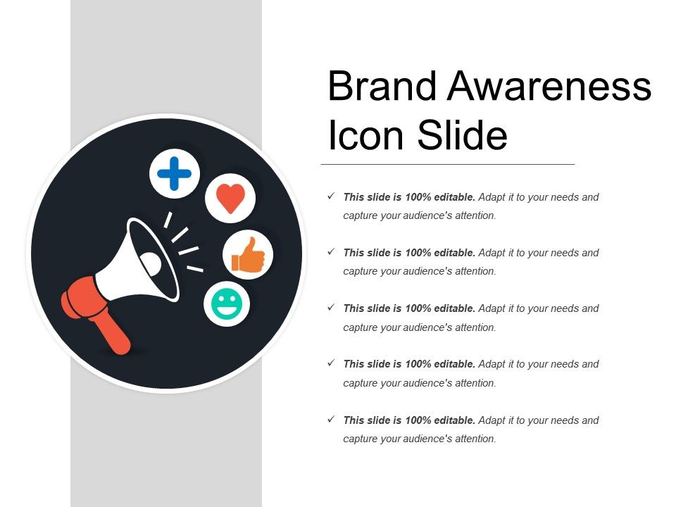 960x720 Brand Awareness Icon Slide Powerpoint Presentation Images