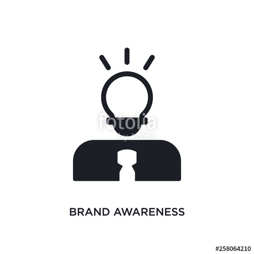 500x500 Brand Awareness Isolated Icon Simple Element Illustration