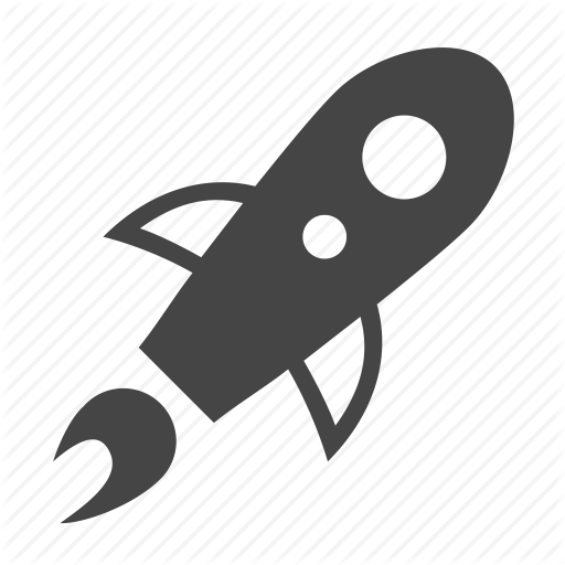 512x512 Brand Development, Project Launch, Spaceship, Startup Icon