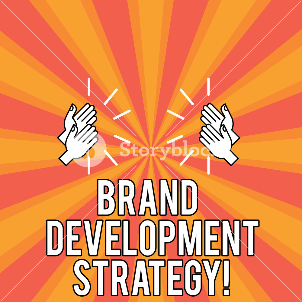 1000x1000 Handwriting Text Brand Development Strategy Concept Meaning