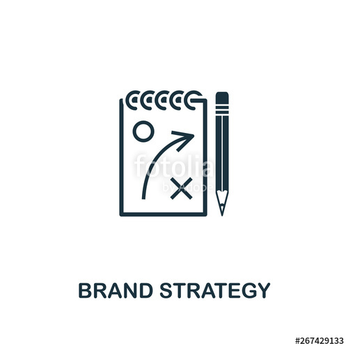 500x500 Brand Strategy Icon Creative Element Design From Business