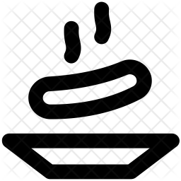 256x256 Bratwurst Icon Of Line Style