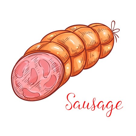 450x450 Vector Of Sausage Or Smoked Bacon