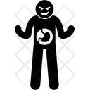 128x128 Brave Icon Of Glyph Style