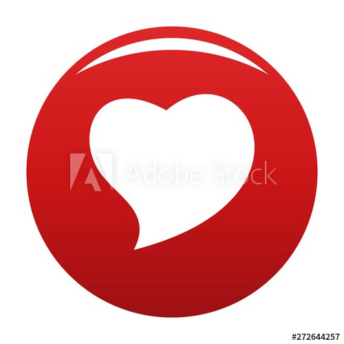500x500 Brave Heart Icon Simple Illustration Of Brave Heart Vector Icon
